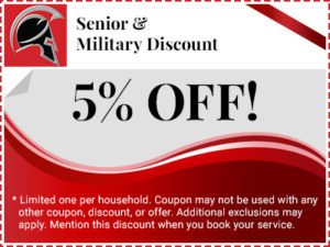 5% off senior and military discount coupon