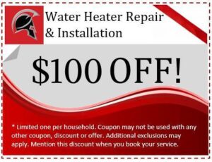 Water heater repair coupon