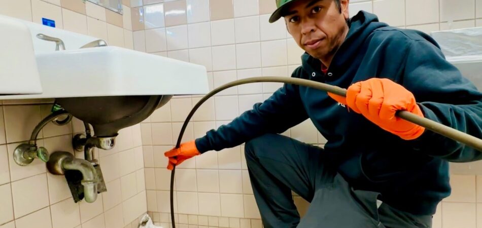 plumber hydrojetting sewer