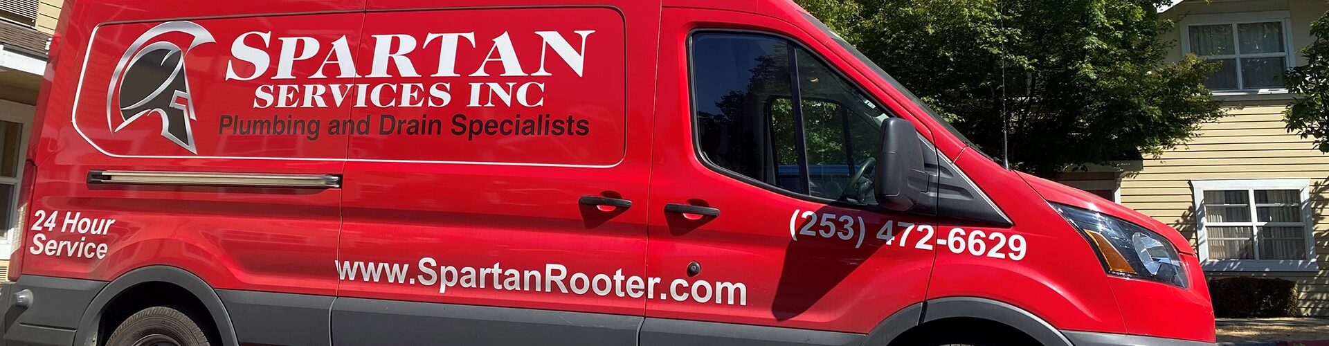 Spartan Services Inc Truck in Dash-Point, WA