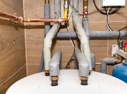 water heater tank with anode rod