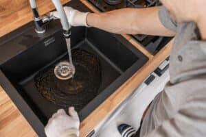 maintaining drain and sink