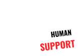 24/7 human support badge with a circular arrow
